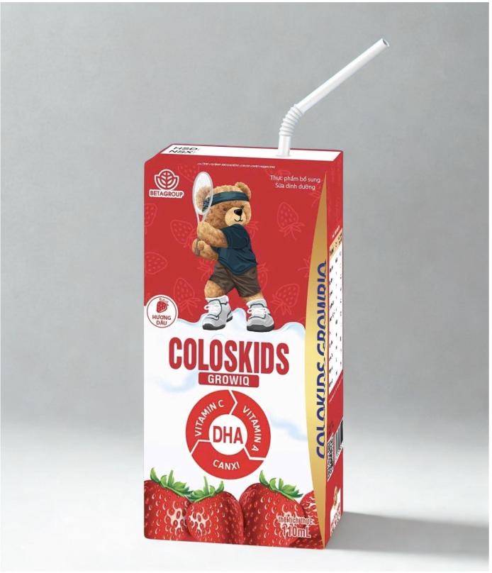 COLOSKIDS GROWIQ VỊ DÂU 